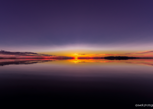 Sunset Flash, Great Salt Lake